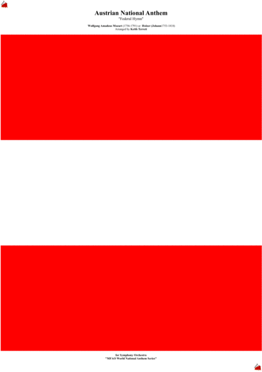 Austrian National Anthem for Symphony Orchestra (KT Olympic Anthem Series) image number null