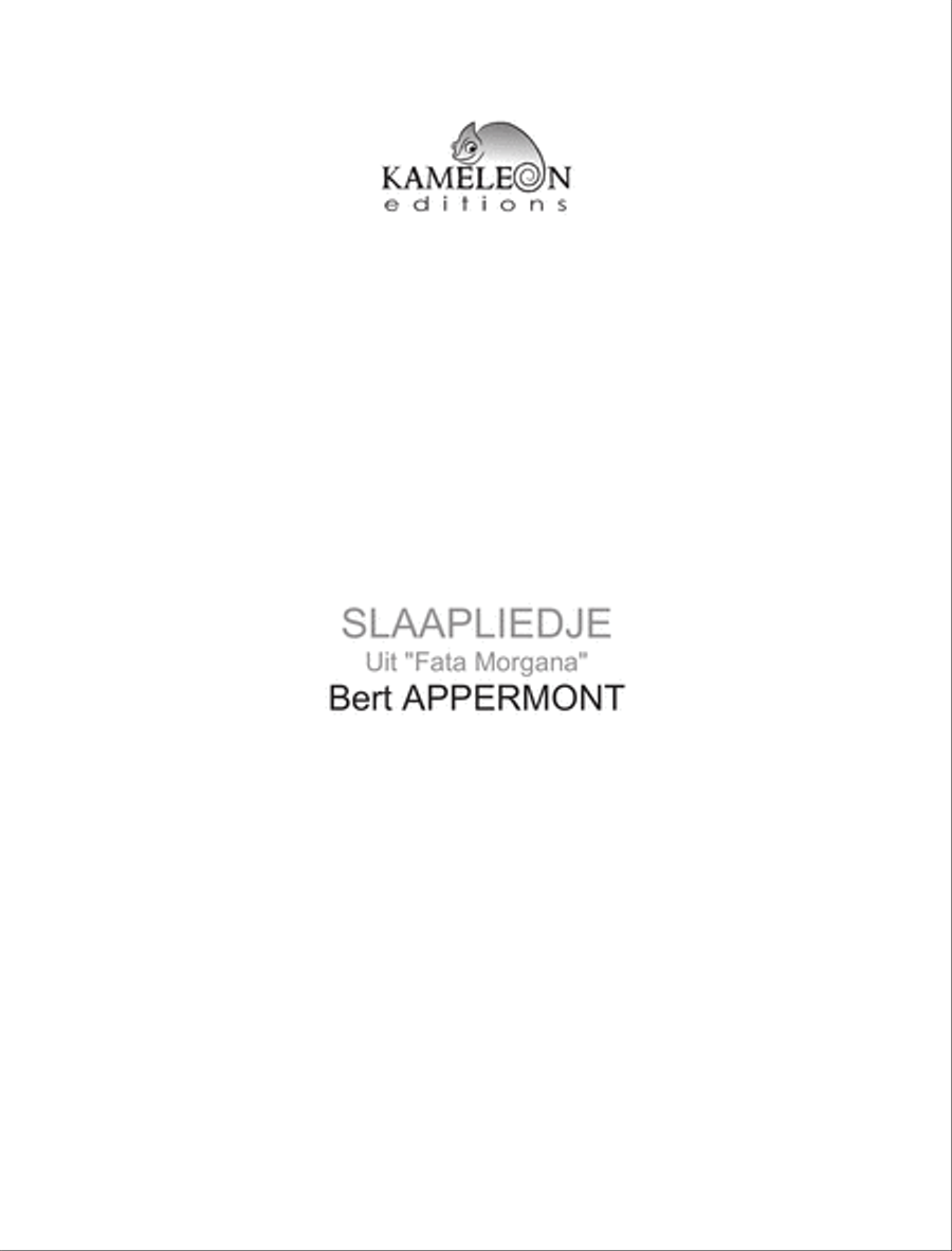 Slaapliedje Uit Fata Morgana Organ scores gallery preview page 1