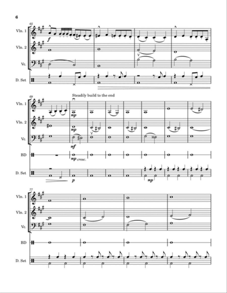 Autumn's Winter Chamber Music scores gallery preview page 6