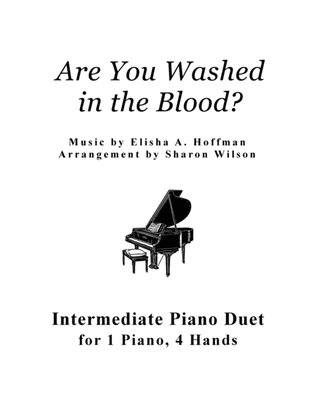 Book cover for Are You Washed in the Blood? (1 Piano, 4 Hands Duet)