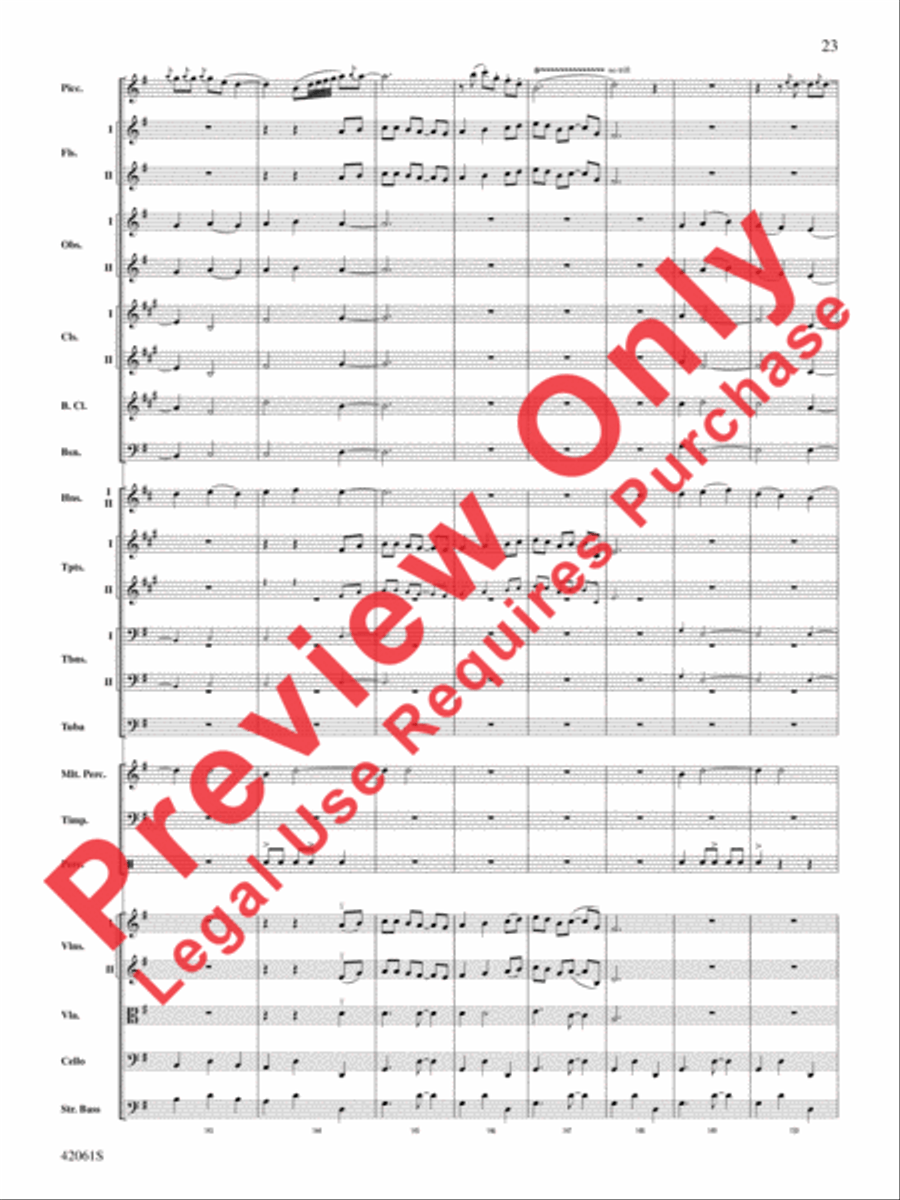 South County Sketches Full Orchestra scores gallery preview page 24