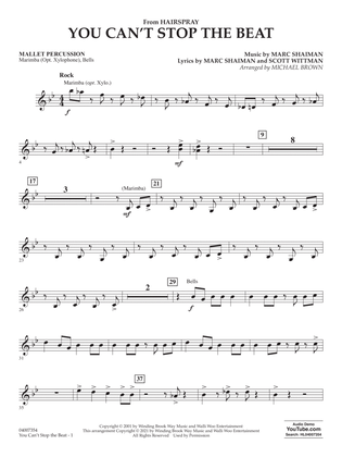 You Can't Stop the Beat (from Hairspray) (arr. Michael Brown) - Mallet Percussion