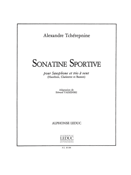 Sonatine Sportive (quartet-woodwind)