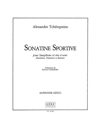 Book cover for Sonatine Sportive (quartet-woodwind)
