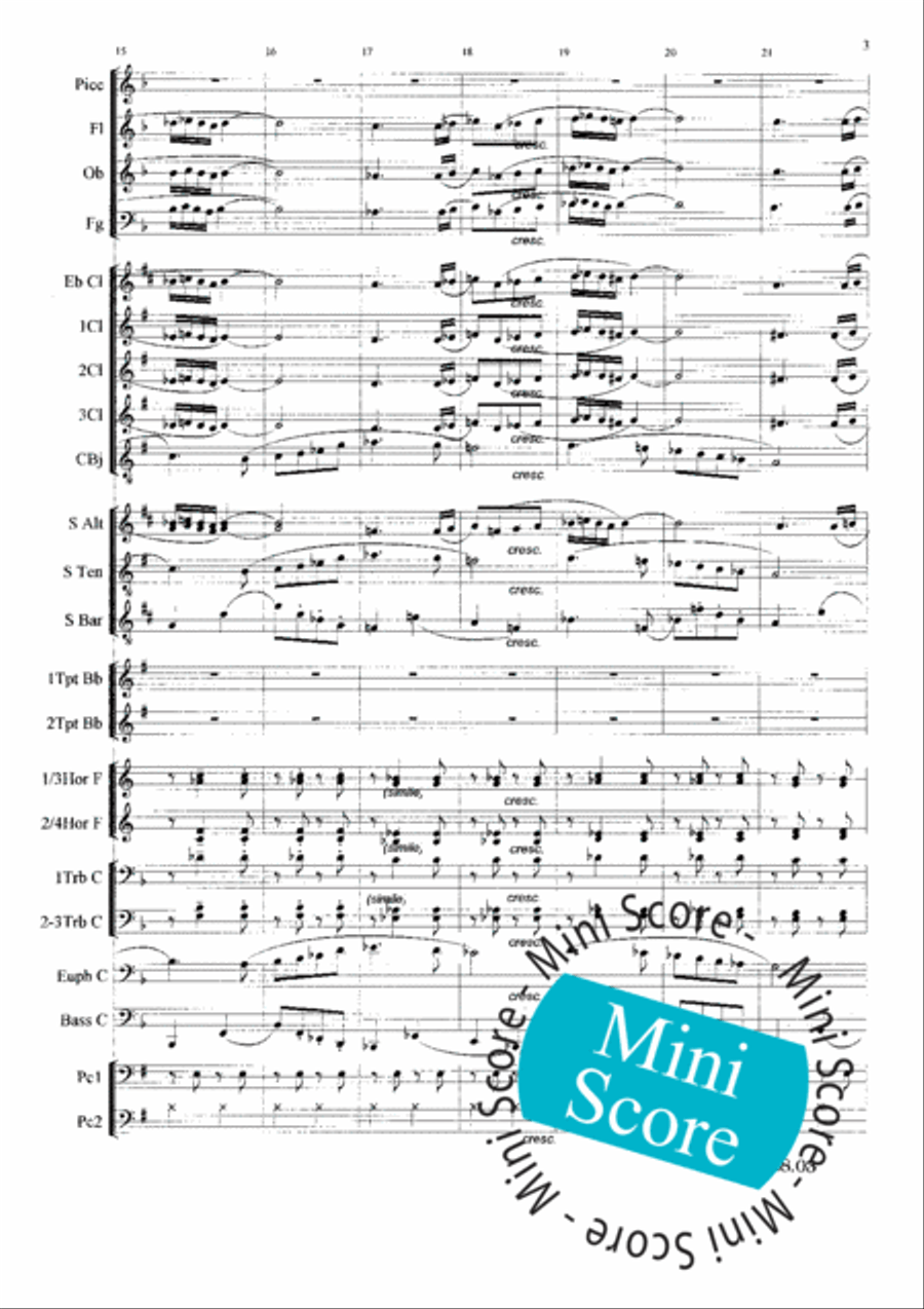 Al Centenario Concert Band scores gallery preview page 7