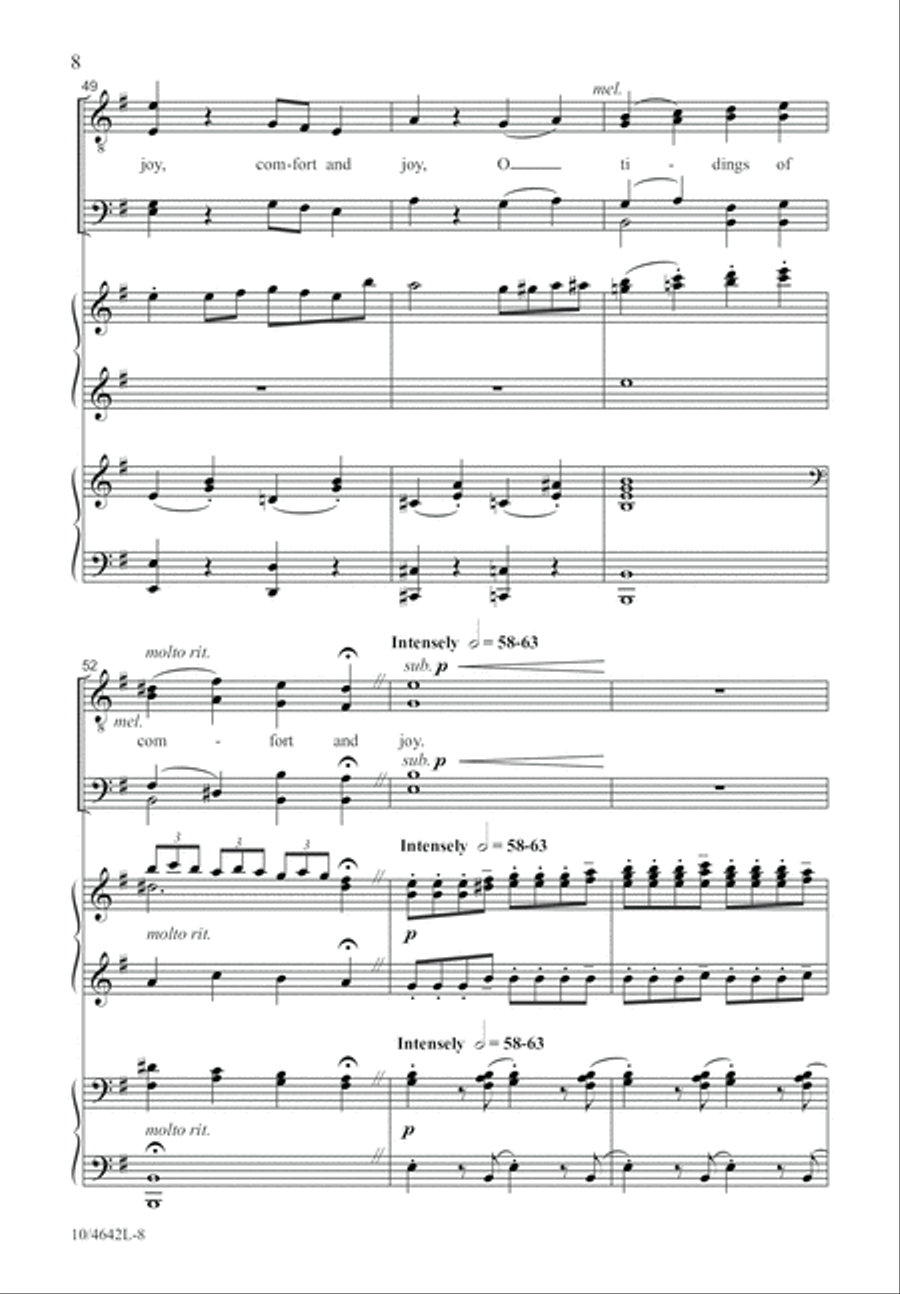 God Rest You Merry, Gentlemen TTBB scores gallery preview page 8