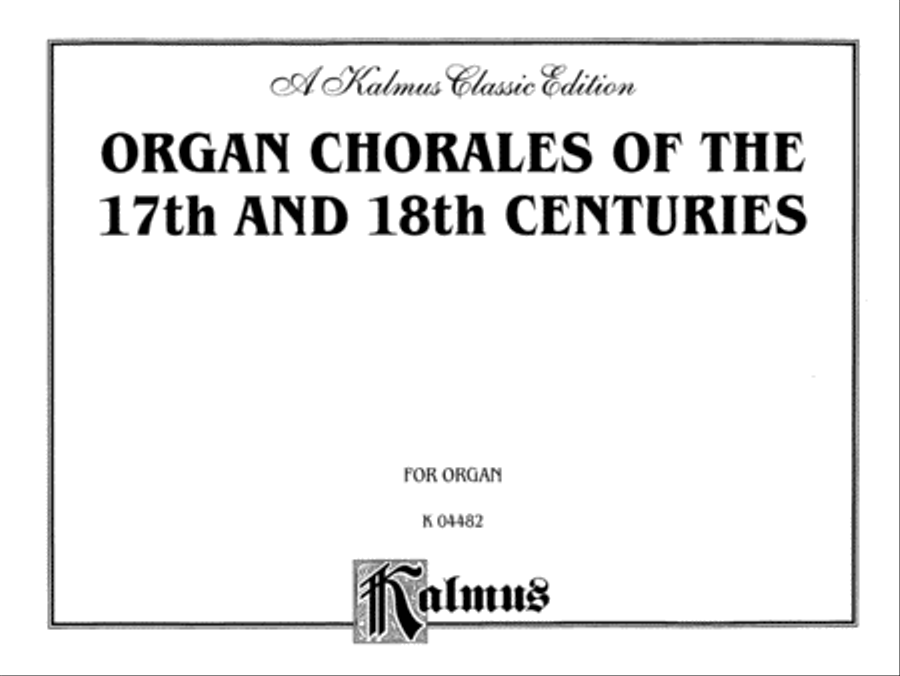 Organ Chorales of the 17th and 18th Centuries Organ scores gallery preview page 2