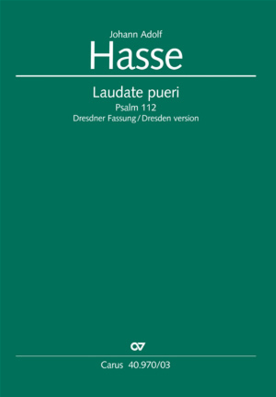 Laudate pueri SSA scores gallery preview page 1
