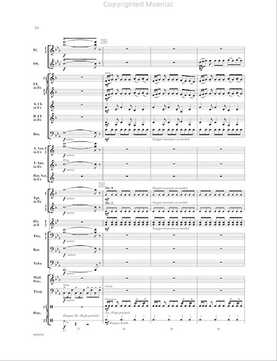 Rondo Festivo Rondo Festivo Concert Band scores gallery preview page 11