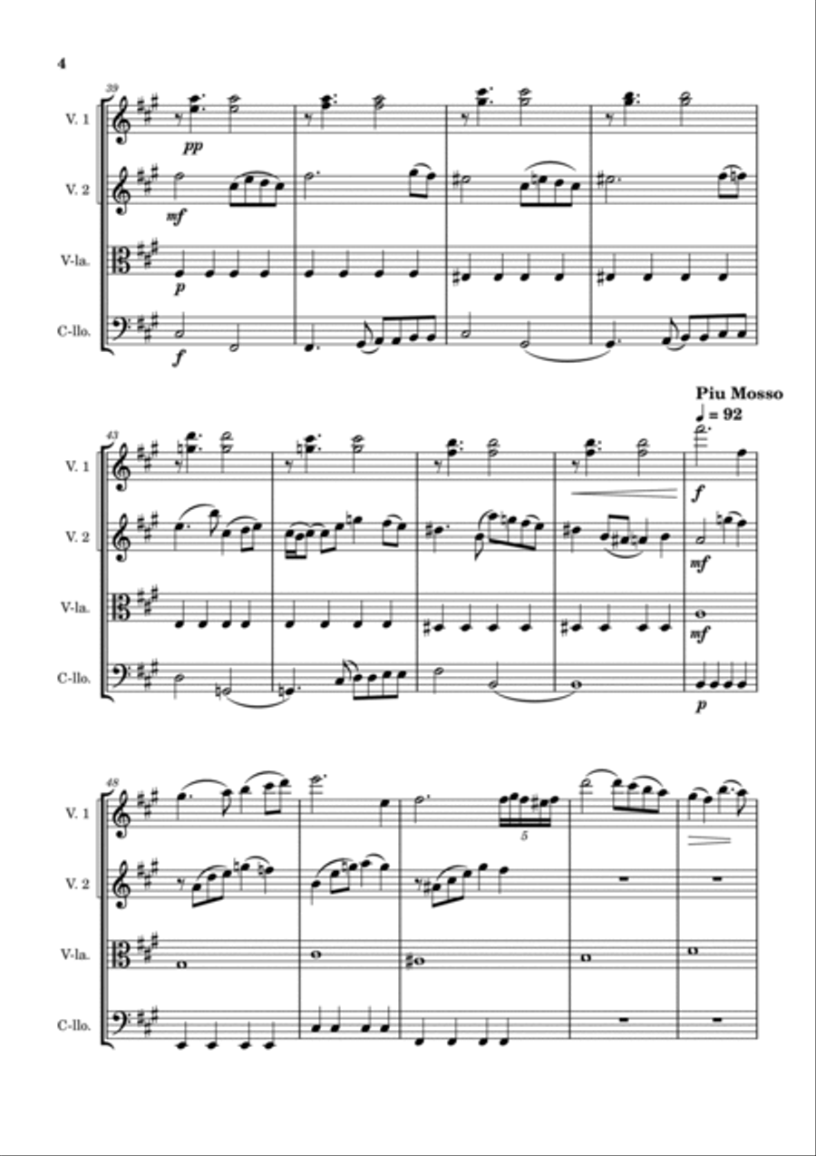 Summer Summer String Orchestra scores gallery preview page 4