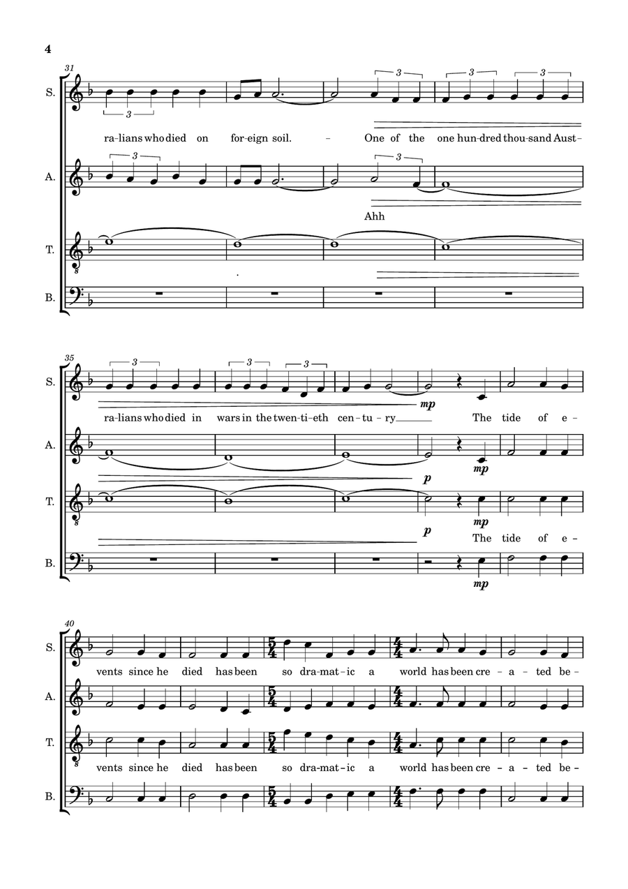 One of Us One of Us 4-Part scores gallery preview page 4