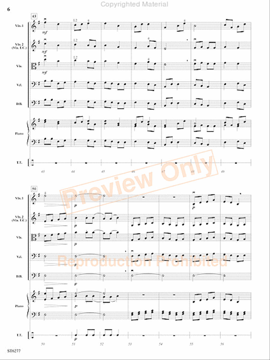 The Huron Carol The Huron Carol String Orchestra scores gallery preview page 7
