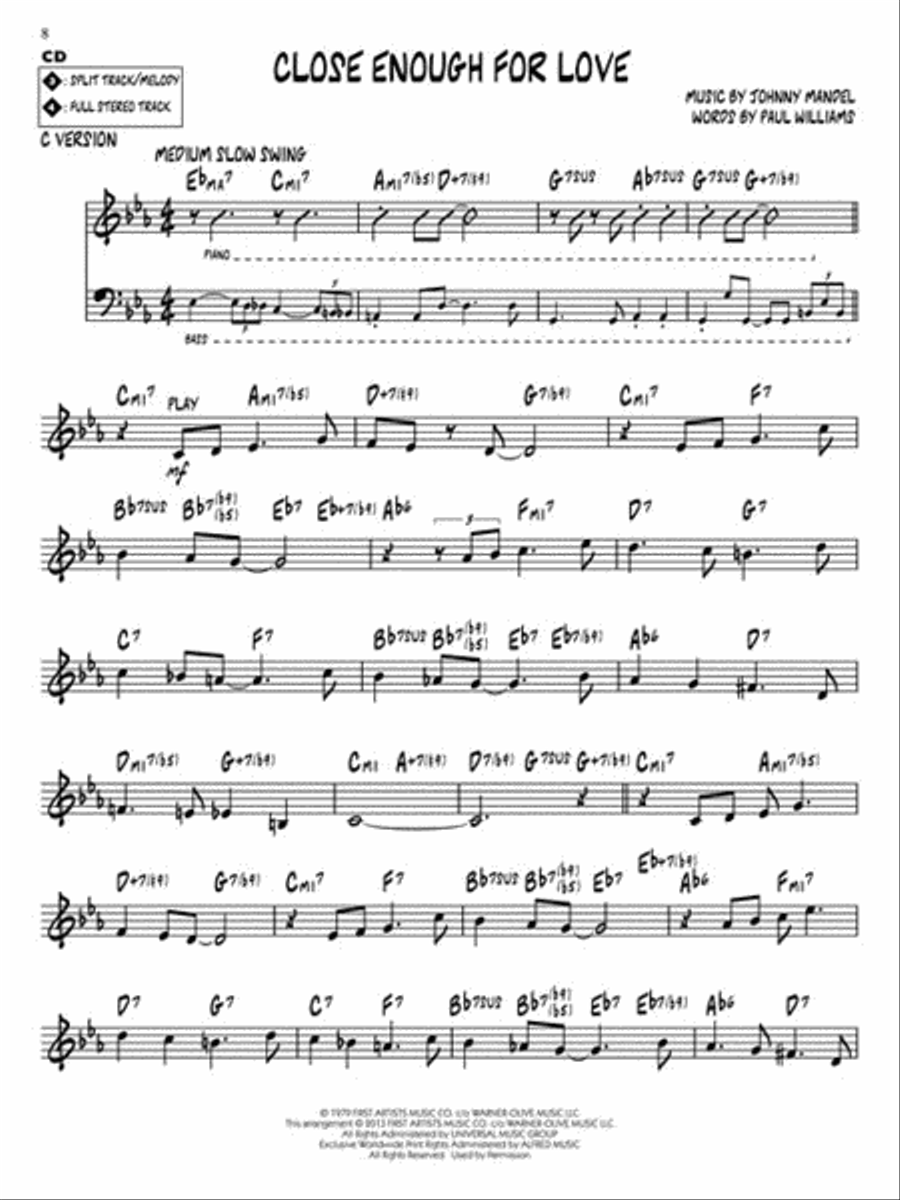 Johnny Mandel C Instrument scores gallery preview page 5