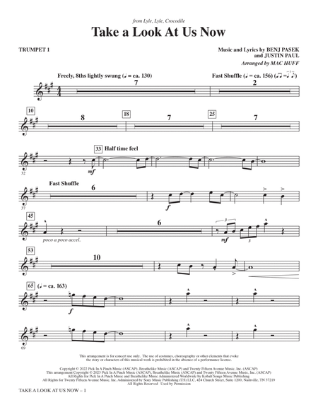 Take A Look At Us Now (from Lyle, Lyle, Crocodile) (arr. Mac Huff) - Trumpet 1