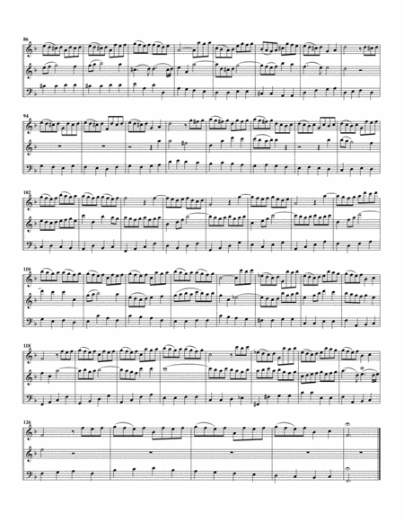Aria: Es duenket mich from Cantata BWV 175 (arrangement for 3 recorders)