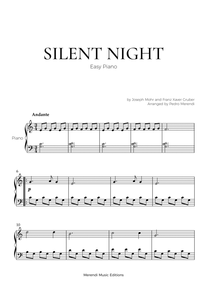 Silent Night (Easy Piano) image number null