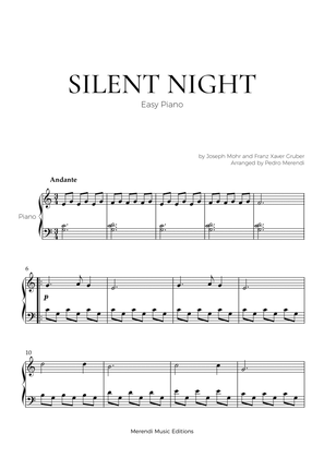 Book cover for Silent Night (Easy Piano)