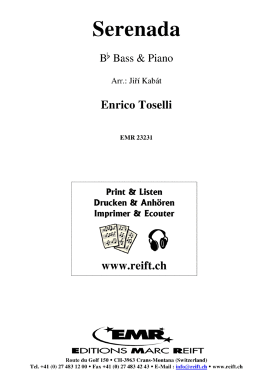 Serenada Serenada Piano Accompaniment scores gallery preview page 1