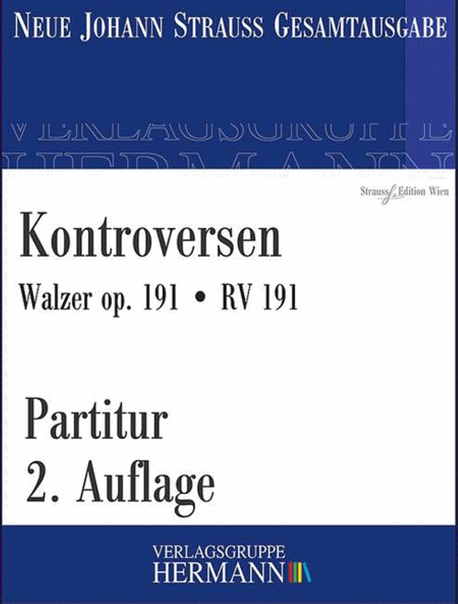 Kontroversen op. 191 RV 191 Orchestra scores gallery preview page 1