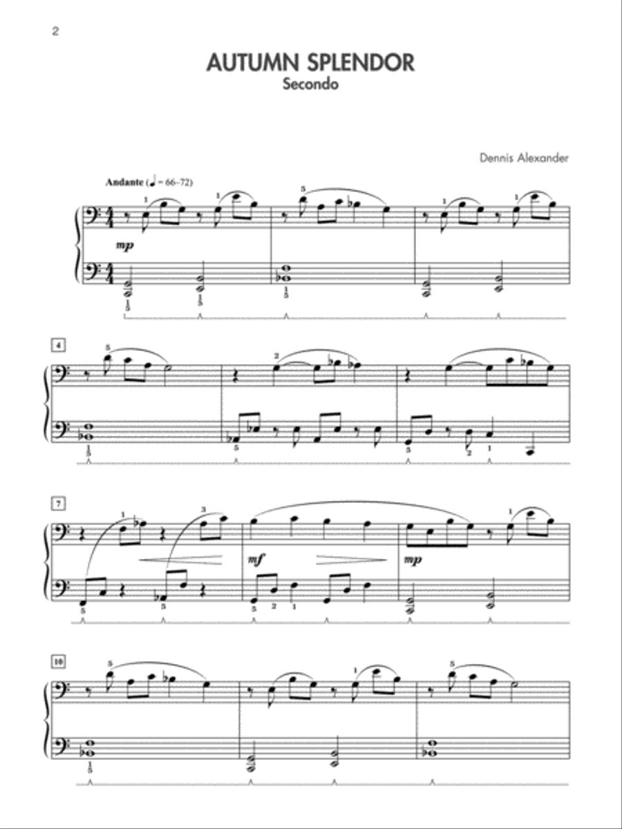 Just for Two, Book 2 - Piano Duet (1 Piano, 4 Hands) Piano Method scores gallery preview page 2