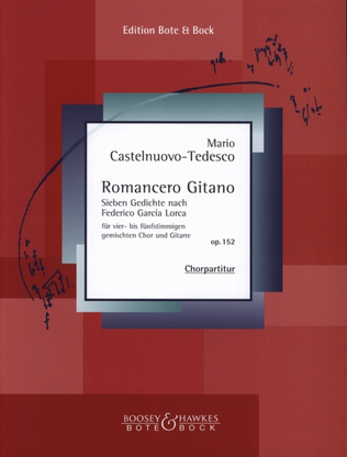 Book cover for Romancero Gitano op. 152