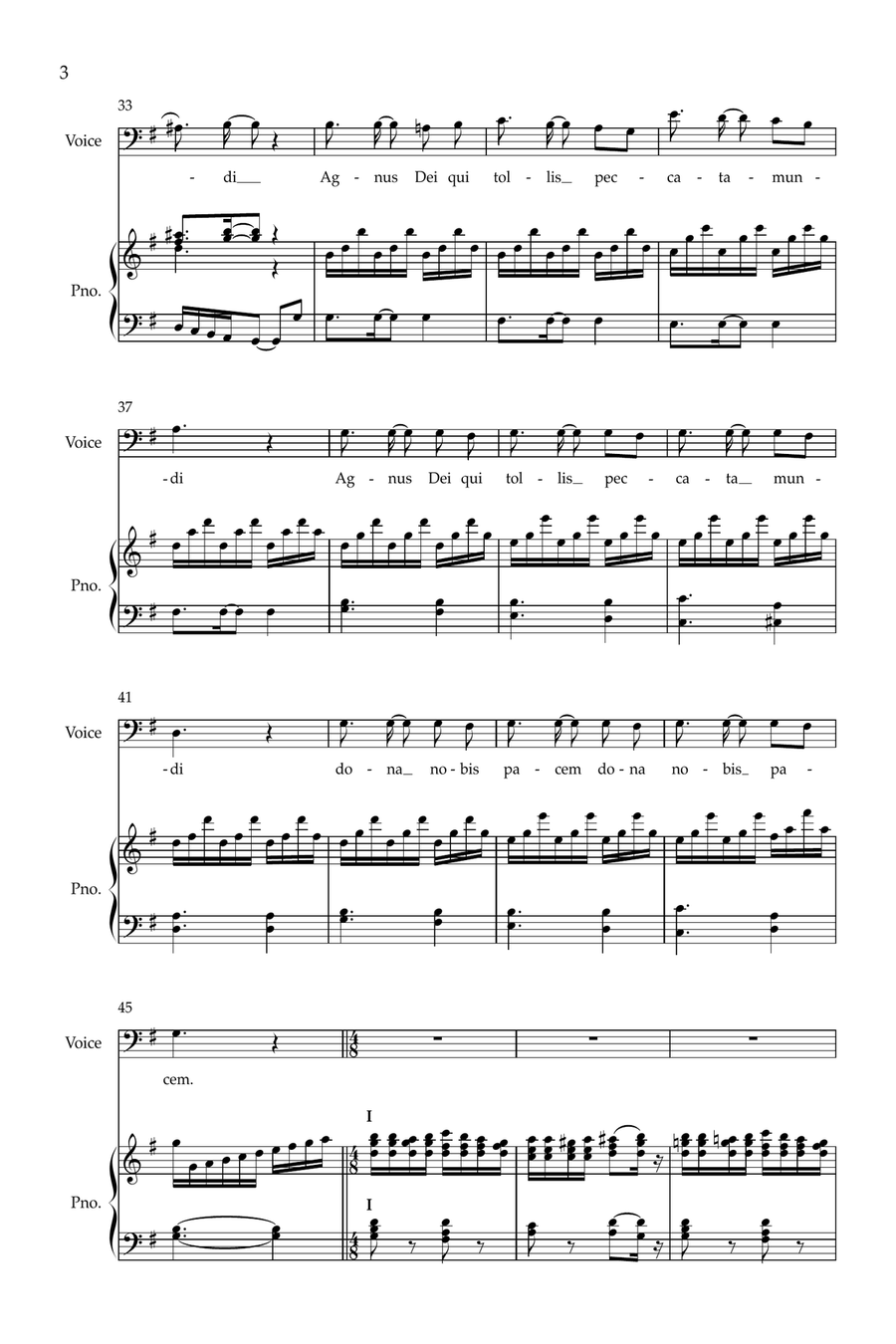 Agnus Dei (from the 