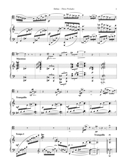 Three Preludes for Trombone and Piano