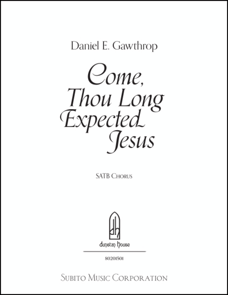 Come, Thou Long Expected Jesus Divisi scores gallery preview page 1