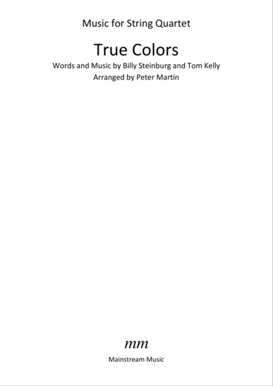 True Colors String Quartet scores gallery preview page 2