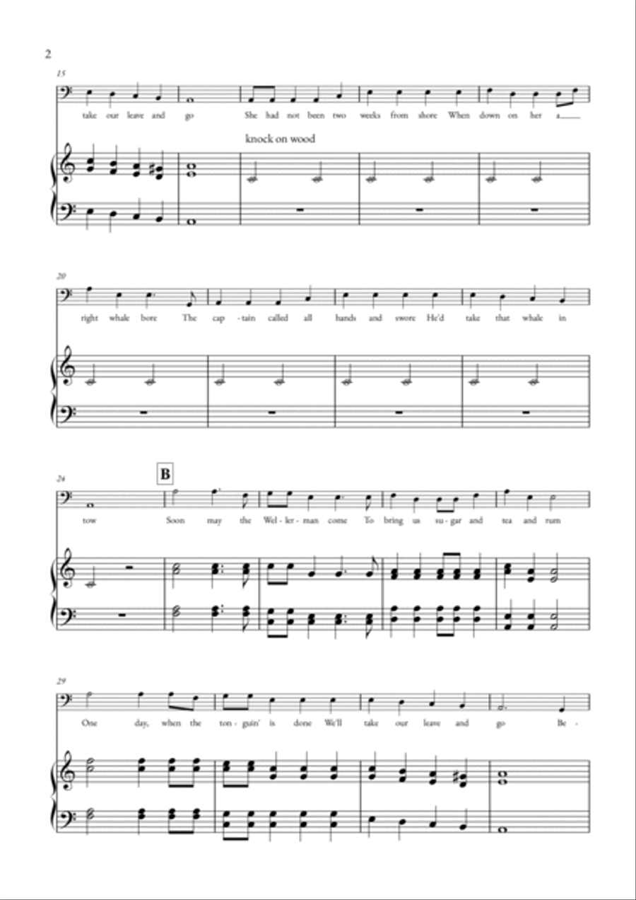 Wellerman Voice scores gallery preview page 2