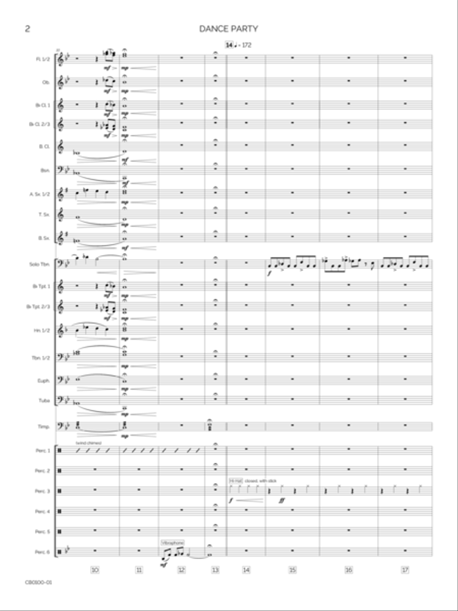 Dance Party (Solo Trombone with Band)