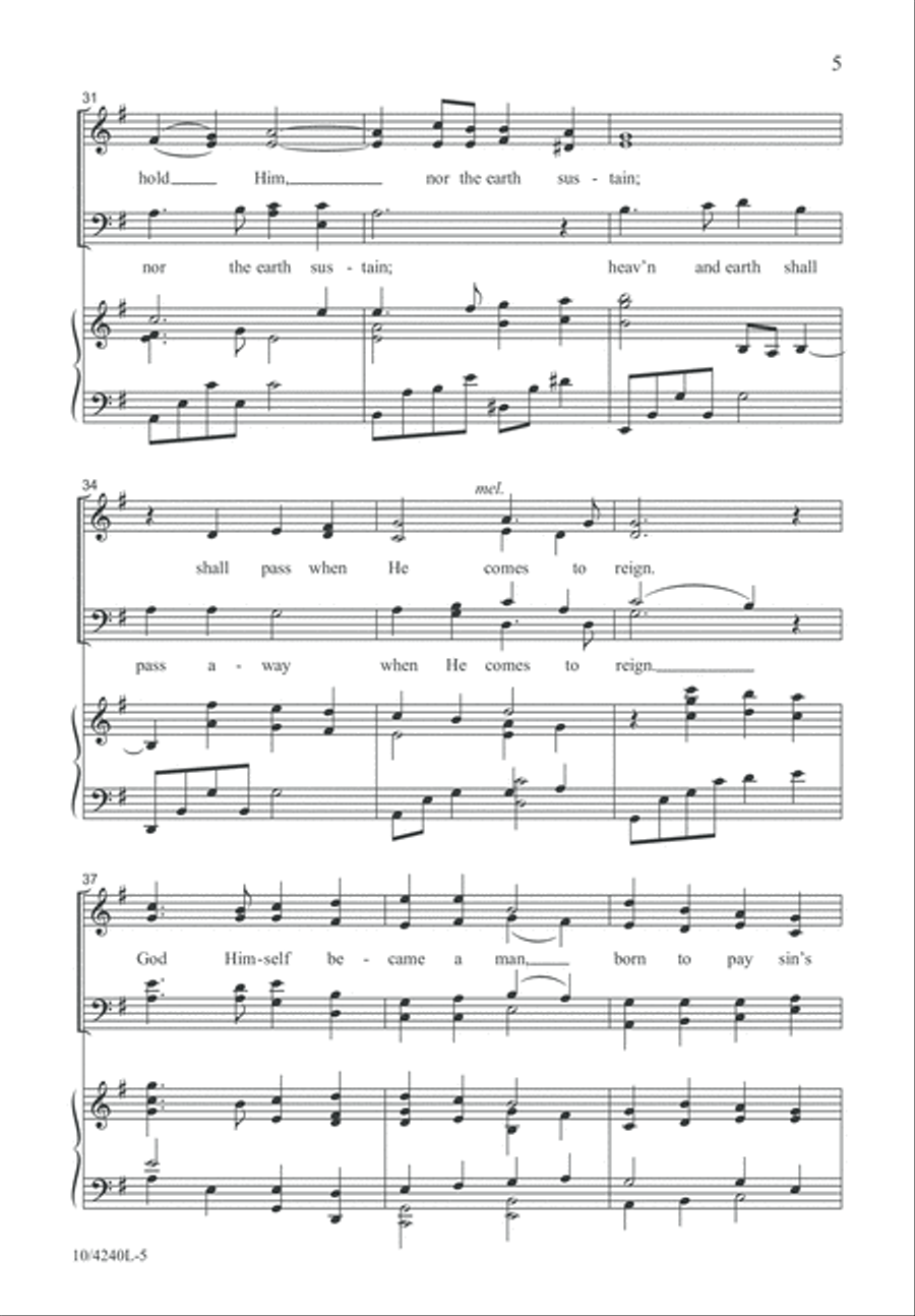 In the Bleak Midwinter In the Bleak Midwinter 4-Part scores gallery preview page 5