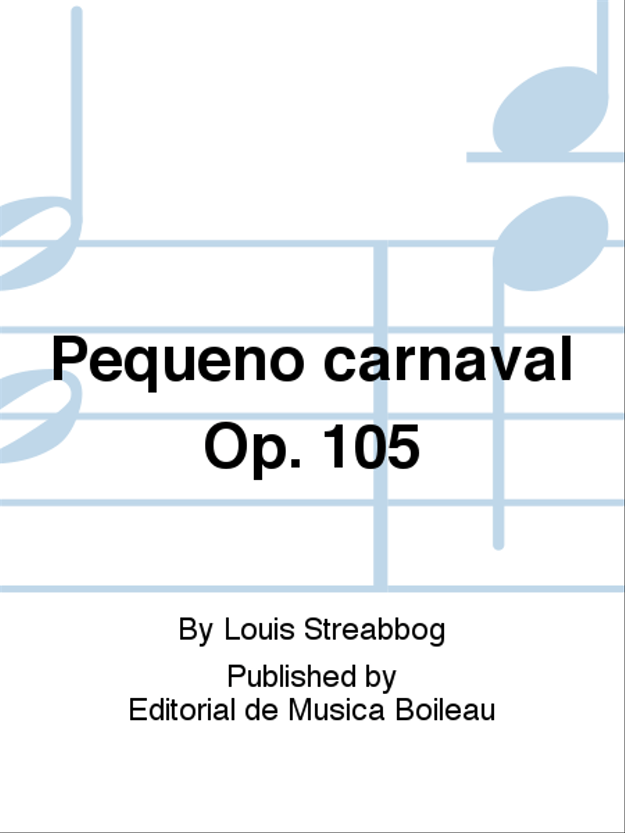 Pequeno carnaval Op. 105 Piano Duet scores gallery preview page 1
