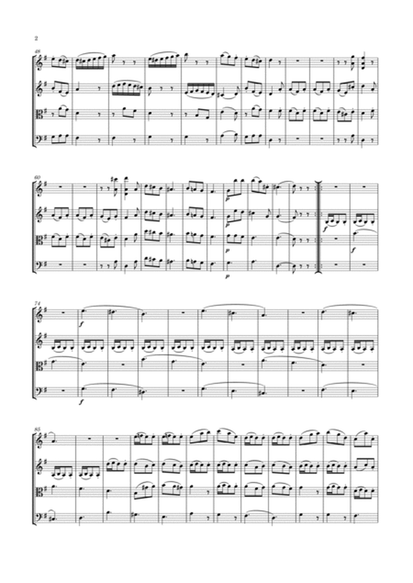 Mozart - String Quartet No.3 in G major, K.156 ; K⁶.134b