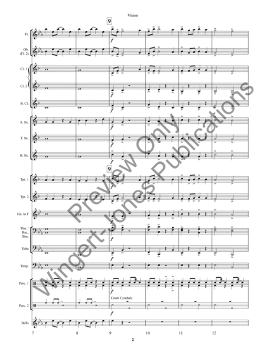 Vision Concert Band scores gallery preview page 6