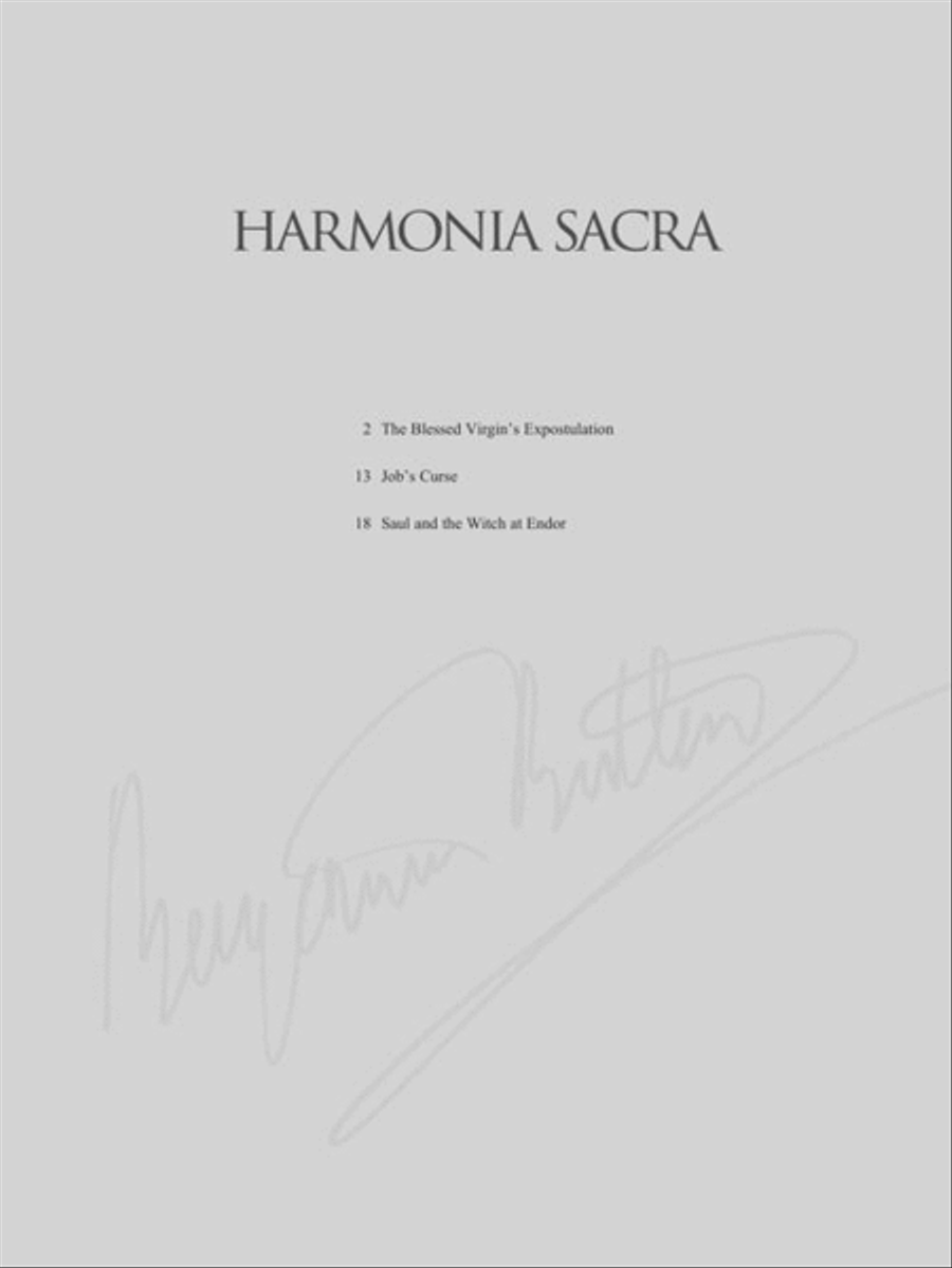 The Purcell Collection – Realizations by Benjamin Britten
