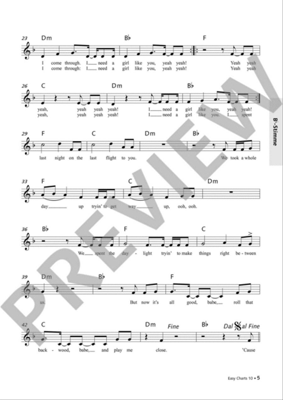 Easy Charts Play-Along CD, Audio & More scores gallery preview page 3