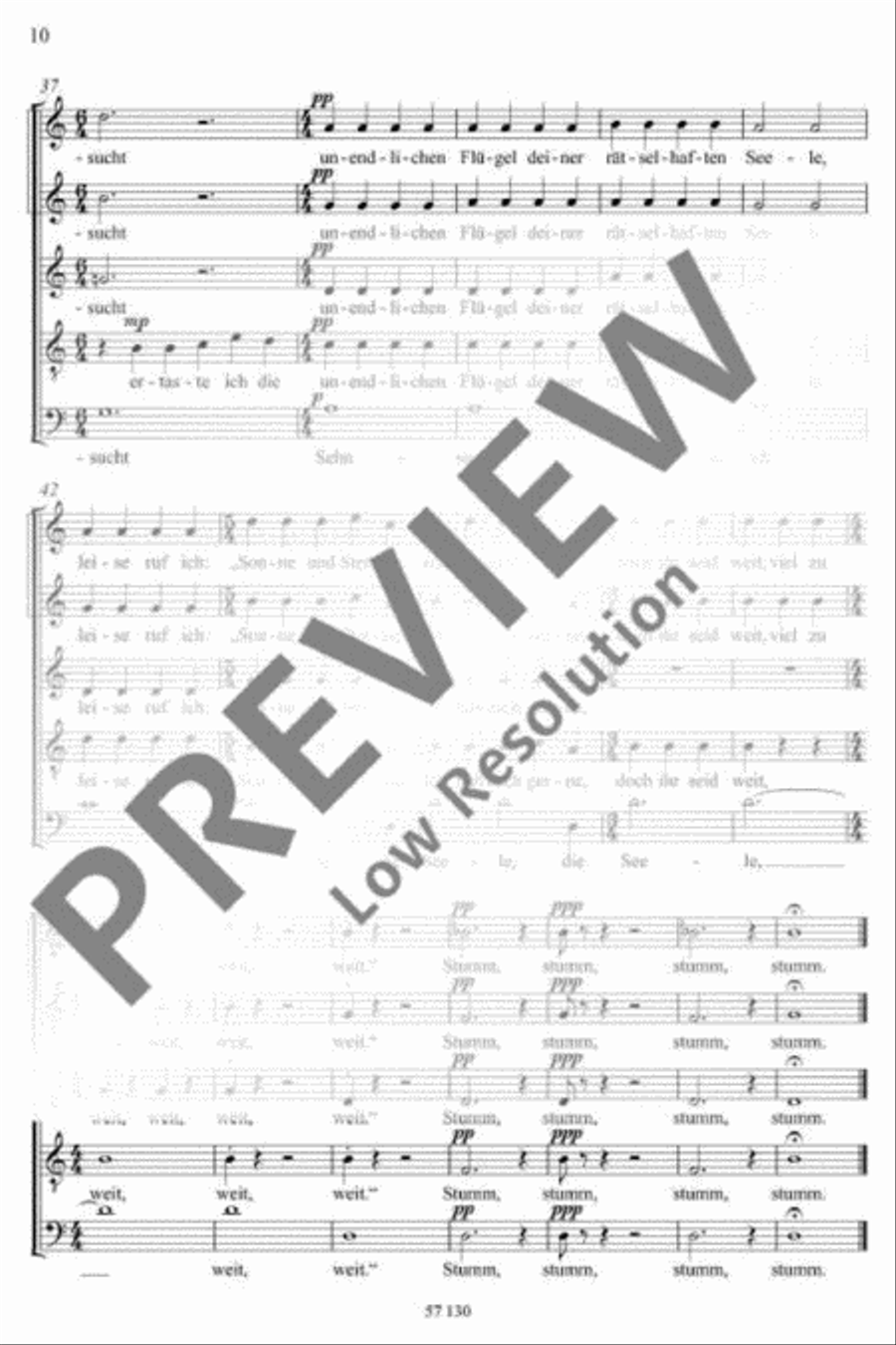 Und meine Seele spannte · Katharsis · Und das Licht scheint in der Finsternis SSATB scores gallery preview page 11