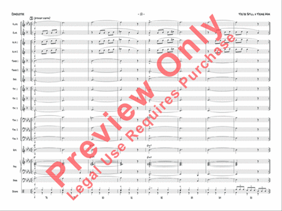 You're Still a Young Man Jazz Ensemble scores gallery preview page 11