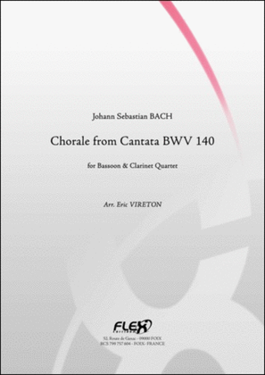 Book cover for Chorale From Cantata BWV 140