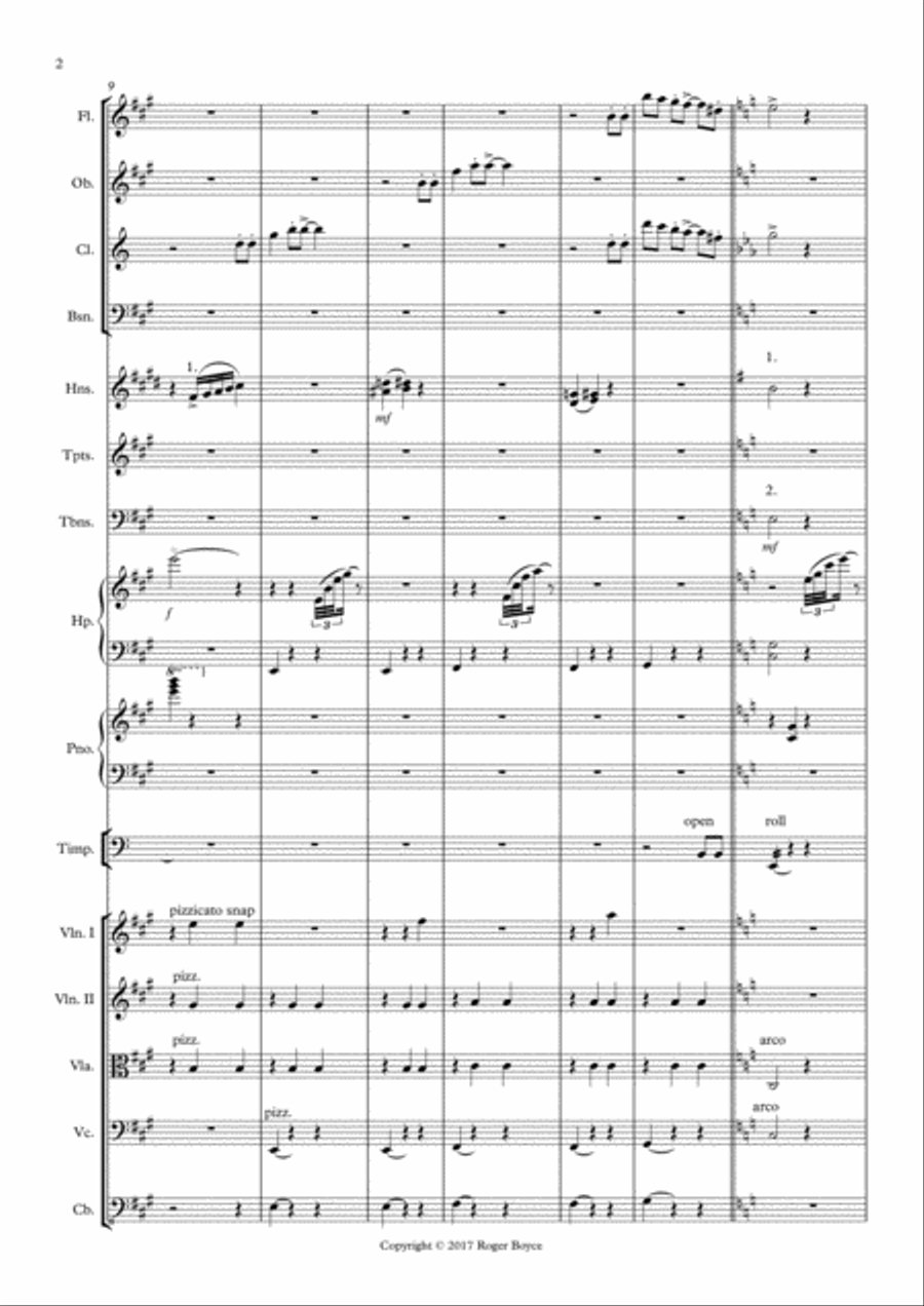 Splash Dash Dance Full Orchestra scores gallery preview page 2