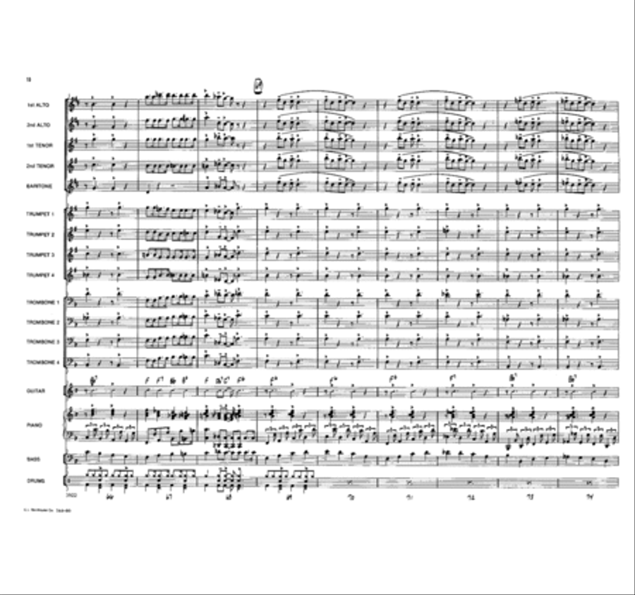 Beale Street Boogie Jazz Ensemble scores gallery preview page 10