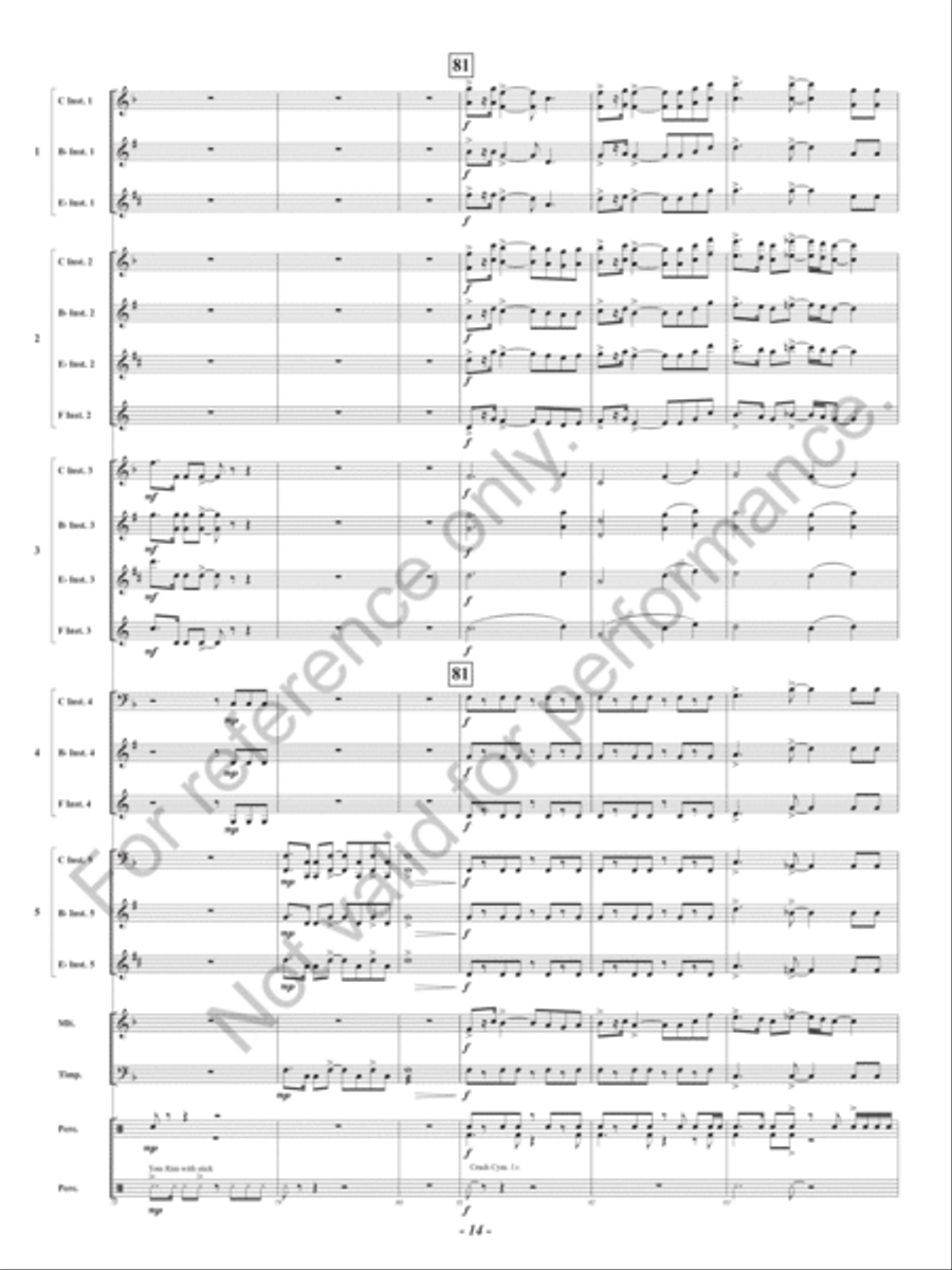 Hero Concert Band scores gallery preview page 17