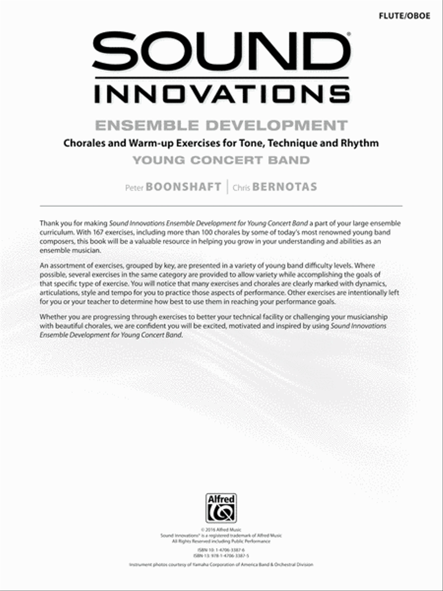 Sound Innovations for Concert Band -- Ensemble Development for Young Concert Band Concert Band Methods scores gallery preview page 2