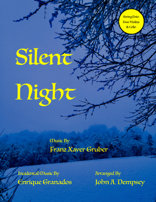 Silent Night (in C major): Trio for Two Violins and Cello