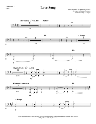 Love Song - Trombone 3/Tuba