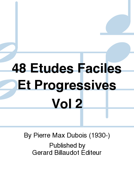48 Etudes Faciles Et Progressives Vol 2