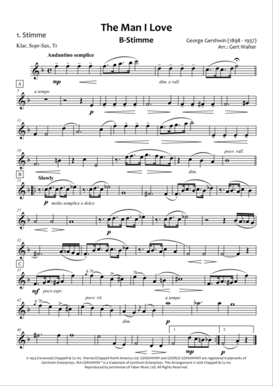 The Man I Love School and Community scores gallery preview page 5