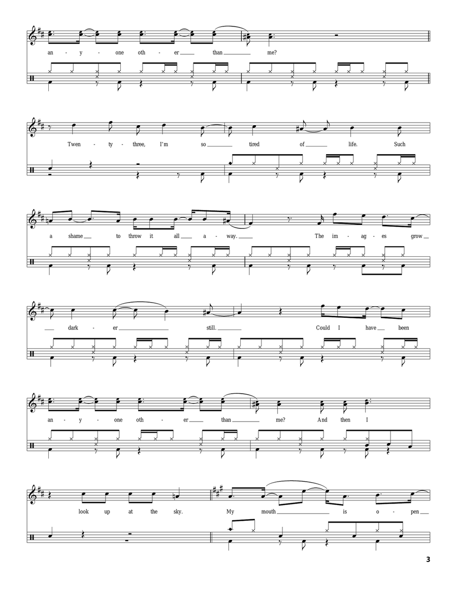 Dancing Nancies Dancing Nancies Drum Set scores gallery preview page 3