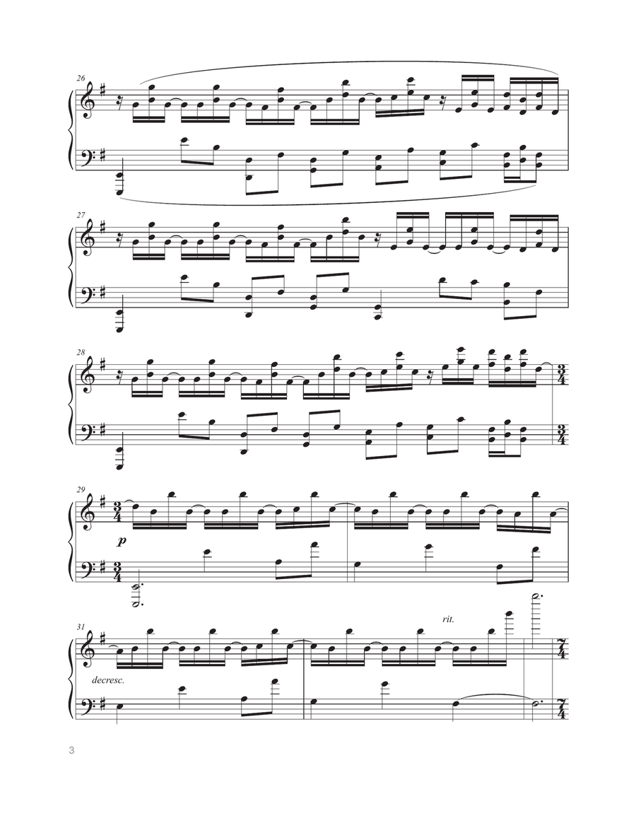 Hypocrite Hypocrite Piano Solo scores gallery preview page 4